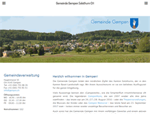 Tablet Screenshot of gempen.ch